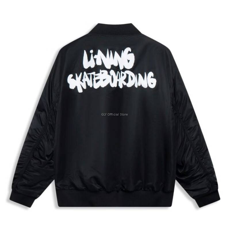 LI-NING MEN'S SKATEBOARDING BOMBA JACKET - BLACK