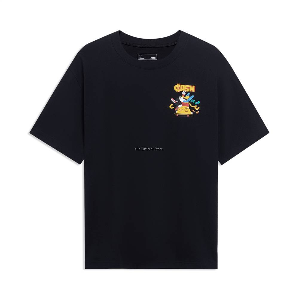 LI-NING X PABLO LENTILE GRAPHIC TEE - BLACK